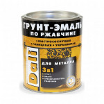 Грунт-эмаль по ржавчине Dali красно-коричневая глянцевая 2 л для оград, решеток