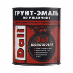 Грунт-эмаль по ржавчине Dali Special молотковая серая глянцевая 2 л для оград