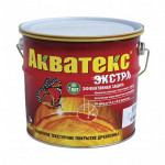 Защитно-декоративное покрытие Акватекс Экстра белое полуглянцевое 3 л для стен