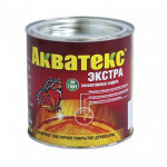 Защитно-декоративное покрытие Акватекс Экстра белое полуглянцевое 0,8 л для стен