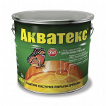 Грунт-антисептик Акватекс белый полуматовый 3 л для стен, потолка, пола