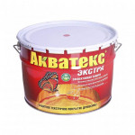 Защитно-декоративное покрытие Акватекс Экстра орегон полуглянцевое 10 л для стен