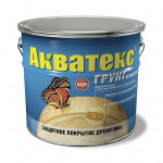 Грунт-антисептик Акватекс бесцветный полуматовый 3 л для деревянных стен, потолка, пола